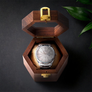 Estuche y Caja de Madera Rectangular Moderna para Relojes a Precio Económico con Tapa de Vidrio, Organizador de Almacenamiento Multifuncional - Product Image 2