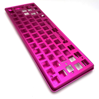 Clavier de précision professionnel en alliage d'aluminium 6061, acier inoxydable, usinage CNC, certifié ISO 9001:2015, anodisation de haute qualité