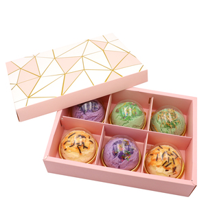 Bombas de Baño Sólidas con Aceites Esenciales, Forma de Media Bola de Helado, Coloridas, Barras de Baño Efervescentes Hechas a Mano - Product Image 1