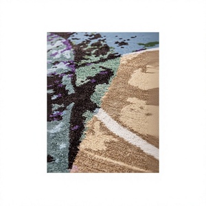 Tapis persan en laine et soie, tissé à la main par un designer, tapis de sol de qualité supérieure antidérapant pour les intérieurs résidentiels et commerciaux - Product Image 1