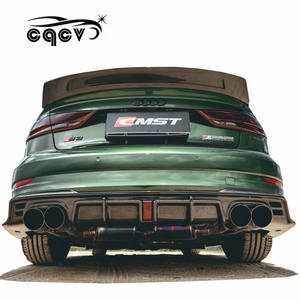 Kit de carrosserie en fibre de carbone, diffuseur de lèvre arrière, jupes latérales, becquet de coffre, <span class=keywords><strong>Audi</strong></span> A3 <span class=keywords><strong>S3</strong></span>, nouveau style - Product Image 4