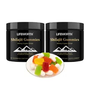 Pure Authentique Himalayan Shilajit Gummies Max Strength | Teneur élevée en acide fulvique | 85 + Minéraux | Stimule l'immunité et l'énergie
