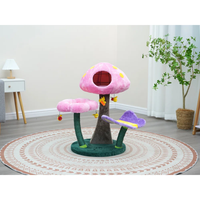 XIANGLONG Arbre à chat interactif en bois, motif animalier moderne, écologique et luxueux, avec poteau d'escalade et lit pour animaux de compagnie, pour la maison