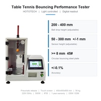 HOTOTECH Testeur de performance de rebond de balle de tennis de table Machine de test de hauteur de rebond de balle de ping-pong pour laboratoire