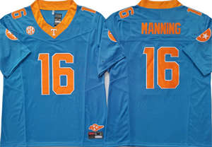 2025 nuovo College Football americano 16 # Manning 6 # SAMPSON 8 # IAMALEAVA maglie cucite da calcio di migliore qualità - Product Image 2