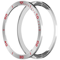 Aksesori sarung jam tangan cincin logam pengganti gaya balap, Bezel Zona Waktu baja tahan karat untuk Garmin Tactix 8 51mm 47mm