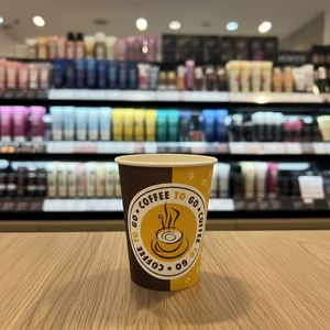 Gobelets à café en carton jetables personnalisables certifiés 250 ml (9 oz) à paroi simple pour boissons chaudes et froides avec logo - Product Image 5