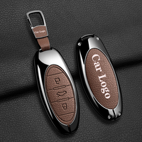 Étui de protection en cuir et alliage de zinc pour clé de voiture Bestune B70 B70S T55 T77 T99 M9 T33 E01, coque de clé télécommande, accessoires pour clés