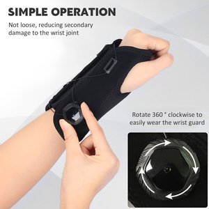 Attelle <span class=keywords><strong>de</strong></span> poignet confortable avec support nocturne et protection du pouce pour le syndrome du canal carpien, pour hommes et femmes - Product Image 5