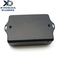 Boîtier électronique en plastique ABS moulé par injection avec languettes de montage latérales pour module de contrôleur de carte de circuit imprimé automobile