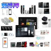 Kit Maison Intelligente 2025 Tuya avec Écran IPS 10,1 pouces, Passerelle Android Zigbee/WiFi, Contrôle par Application, Caméra Vocale Alexa 3-7MP