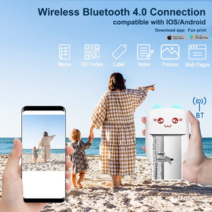 Mini nhiệt Pocket máy in C9 điện thoại di động hình ảnh máy in nhãn dán máy sản xuất di động impresora portatil - Product Image 6
