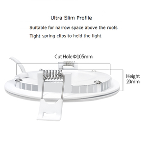ETL <strong>CE</strong> <strong>Intertek</strong> Standard <strong>Led</strong> Recessed Lighting 6 Inch 12w Dimmable Slim <strong>Led</strong> Panel <strong>Light</strong> - Product Image 4