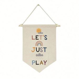 Nouveau drapeau de jardin numérique en polyester - Drapeau de tente de camping rétractable pour l'extérieur - Bannière de décoration de fête - Bannière d'ambiance - Product Image 3