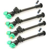 Buse conique à double tête pour pulvérisateur agricole, tige d'extension de 8 mm pour machine de protection des plantes, modèle d'avion pulvérisateur