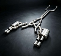 Système d'échappement DZ Alvetronic pour BMW 640i 3.0t, échappement arrière avec soupape, silencieux et embouts en acier inoxydable 304, échappement 640i