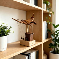 Sculpture cinétique artisanale Manta Ray Automaton, design original, décoration d'intérieur, ornement pour toutes les occasions, cadeaux romantiques, vente en gros