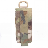 Pochette de transport pour bouteille d'eau camouflage, sac de rangement utilitaire en maille respirante, conçu pour la randonnée et le camping en plein air