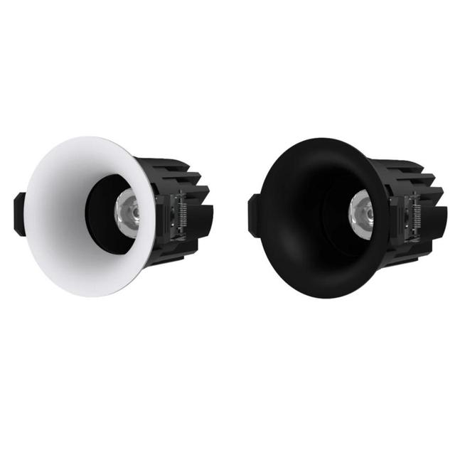 Curved LED Anti-Glare Recessed Ceiling Spotlight Modern CRI 90 IP20 Rating 2-Year Warranty Commercial & Home Lighting
