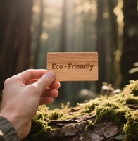 Carte de visite NFC en bois de chêne écologique, puce F08 13,56 MHz, étanche, contrôle d'accès, clé d'hôtel, système de serrure de porte intelligente