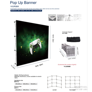 Nhôm Pop up Tường Đứng Backdrop Backdrop Hiển Thị Pop up Hiển Thị Đứng Pop up Biểu Ngữ Đứng Cho Quảng Cáo Triển Lãm - Product Image 2