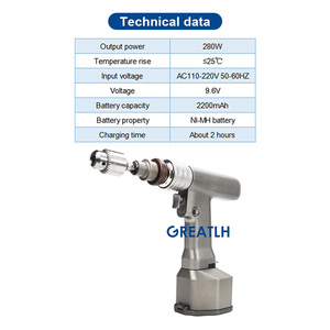Prezzo di fabbrica trapano multifunzionale trapano ortopedico trapano chirurgico per strumenti chirurgici ortopedici - Product Image 3
