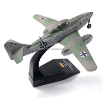 Modèle d'avion de combat 1/72 de haute qualité Me-262 modèle d'avion à réaction en métal moulé sous pression Allemagne Bomber Me 262 pour les collectionneurs et l'affichage