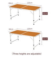 Ensemble de table et de chaises pliantes de camping et de pique-nique en alliage d'aluminium YILU