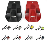 Horloge chronomètre sport multi-couleurs, boussole, jauge pour tableau de bord Porsche 911 991 2012-2019, accessoire de style intérieur de voiture