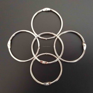 Kim loại bạc lá lỏng lẻo chất kết dính Nhẫn cơ chế cho A7 A6 A5 A4 Máy Tính Xách Tay Chất kết dính Clip Planner Tạp Chí phụ kiện mẫu miễn phí - Product Image 6