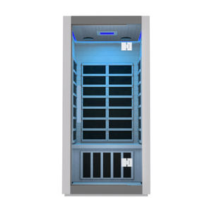 <span class=keywords><strong>Sauna</strong></span> infrarroja lejana interior de madera de diseño moderno para 1 persona con vapor seco y panel de control de computadora ¡ahora a la venta! - Product Image 2