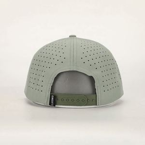 Wholesale Custom Embroidery Logo High Quality 5 Panel Adjustable Unisex Dad Hat <b>Black</b> Polyester Sport Gorras Rope <b>Baseball</b> <b>Cap</b> - Product Image 5