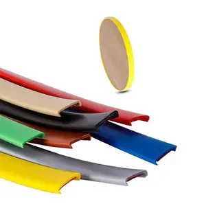 U-förmiges Profil PVC solide Farbe TPE Möbel Tischverkleidung selbstklebend U-Form Kunststoff Kantenbänder Zierleiste für Möbel