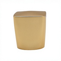 Bouchon de flacon de parfum en plastique ABS plaqué or, modèle 152, 100 ml, anti-fuite, rechargeable, fermeture à sertir pour flacons de parfum