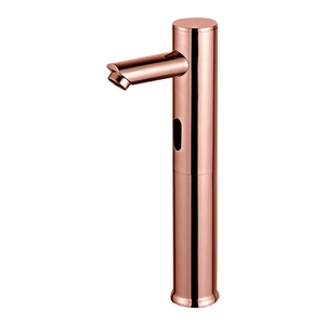 Grifo <span class=keywords><strong>de</strong></span> Cocina Moderno <span class=keywords><strong>de</strong></span> Diseño Simple, Totalmente Automático con <span class=keywords><strong>Sensor</strong></span>, <span class=keywords><strong>Agua</strong></span> Fría/Caliente, Montaje en Encimera, Acabado Oro Rosa, <span class=keywords><strong>de</strong></span> un Solo Orificio - Product Image 4