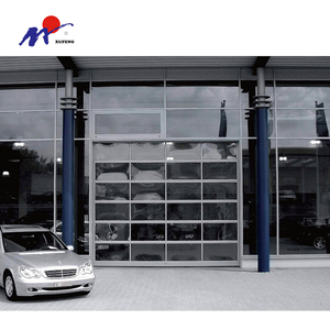 Portes <span class=keywords><strong>de</strong></span> <span class=keywords><strong>garage</strong></span> en aluminium européennes à vitrage intégral noires pour villas et commerces – <span class=keywords><strong>Prix</strong></span> abordable - Product Image 2