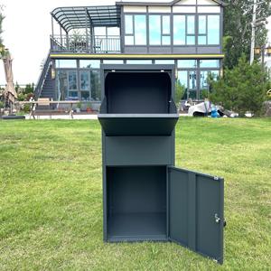 Grande boîte aux lettres extérieure durable en acier étanche boîtes d'<span class=keywords><strong>affranchissement</strong></span> personnalisées boîte aux lettres intelligente serrure boîte de dépôt petit <span class=keywords><strong>colis</strong></span> poudre - Product Image 4