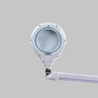 Luz de lupa profesional de alta calidad, lámpara de aumento de escritorio de mesa LED plegable iluminada para lectura