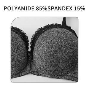 BINNYS brassier et <span class=keywords><strong>Lingerie</strong></span> Femme Coton <span class=keywords><strong>Trans</strong></span> Push-Up Mujer Copa D Poliamida Talle 110 Femme sous-vêtements culotte et soutien-gorge bref ensemble - Product Image 3