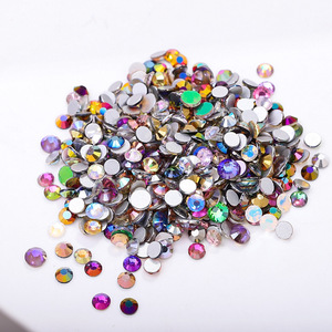 Cristales de Vidrio Planos con Reverso Plano, Redondos, Iridiscentes, para Decoración de Uñas, Accesorios de Joyería DIY, Brillantes, 240305 Yiwu Verano 2024 - Product Image 3