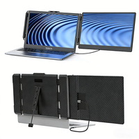 Extenseur d'écran d'ordinateur portable Direct Factory S1, 14 pouces, FHD 1080P, IPS, double moniteur portable pour ordinateurs portables de 13 à 17,3 pouces