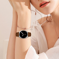 NEXVOGUE Gelang Kulit Coklat dengan Gesper Pin untuk Jam Tangan 8 22mm Kompatibel Tali Jam Tangan Wanita Pria