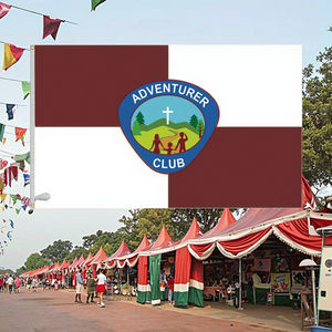 Bandiera Personalizzata del Club degli Avventurieri 3x5ft, Banner SYL per Bambini, Bandiera in Poliestere Pathfinder, Striscioni <span class=keywords><strong>AY</strong></span> - Product Image 1