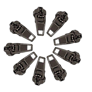 <span class=keywords><strong>Fermeture</strong></span> à glissière en métal sur mesure en gros remplacement de la tête YG or noir Nickel curseurs de verrouillage à ressort Jeans poignées de <span class=keywords><strong>fermeture</strong></span> à glissière pour sacs - Product Image 2