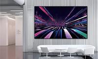 Écran LED à pas fin avec durée de vie de 100 000 heures, fonctionnement stable 24h/24 et 7j/7, idéal pour les halls commerciaux et immobiliers