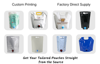 Pochettes souples à bec verseur avec impression en héliogravure, emballage recyclable pour boissons (Champagne, boissons énergisantes, eau, jus, vin, lait, huile)