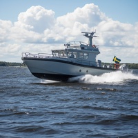 Bateau de patrouille et de sauvetage Grandsea de 18 m en aluminium à moteur hors-bord à vendre