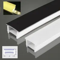 Tube LED néon en silicone blanc encastrable, diffuseur flexible pour ruban lumineux, étanche pour extérieur, compatible WS2811 WS2812B