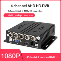 Grabador de vídeo Dvr para coche, grabador de vídeo Personal, caja negra, 4 canales, Mdvr, 1080p