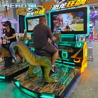 Machine de tir VR compacte HEROVR Dinosaure : Attraction à fort potentiel pour les petites entreprises d'arcades